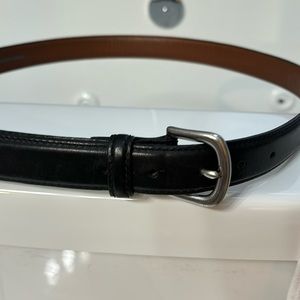 NWOT L.L.BEAN BLACK BELT SIZE 38